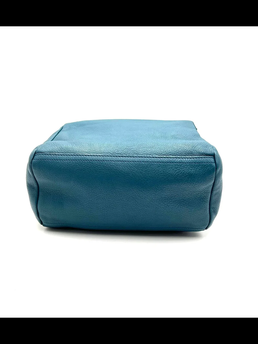 Givenchy Teal Leather Top-Handle Bag